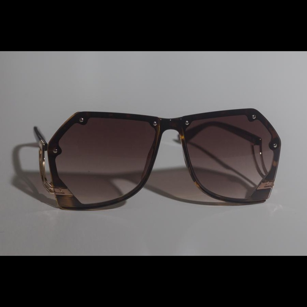 Rectangular Aviator Sunglasses - image 1